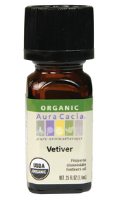 AURA CACIA Vetiver Certified Organic EO