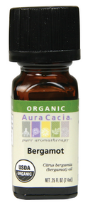 AURA CACIA Bergamot Organic Essential Oil