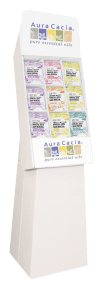 AURA CACIA Amber Glass Bottle w/Cap - Empty