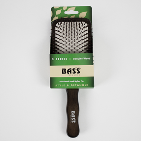 BASS BRUSHES 3 Series Nylon Pin Large Paddle
