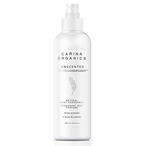 CARINA ORGANICS Unscented Deodorant