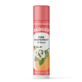 BADGER BALMS Pink Grapefruit Lip Balm Display