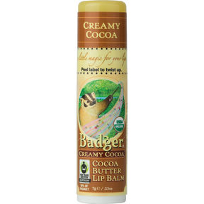 BADGER BALMS Creamy Cocoa Lip Balm