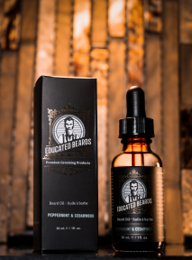 EDUCATED BEARDS Beard Oil Peppermint Cedarwood