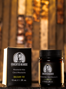 EDUCATED BEARDS Moustache Wax Balsam Fir