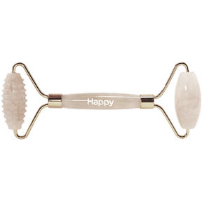 HAPPY NATURAL PRODUCTS Duo Texture Roller - Rose Quartz