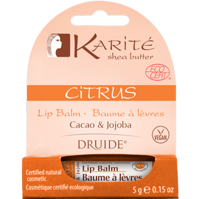 DRUIDE LABORATORIES Shea Butter & Citrus Lip Balm