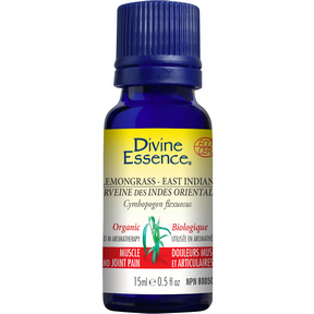 DIVINE ESSENCE Lemongrass - East Indian (Organic)