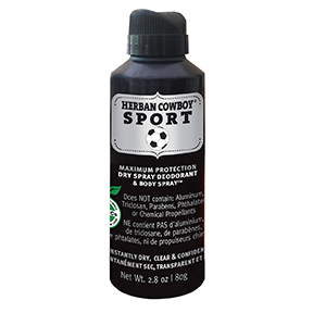HERBAN COWBOY Dry Deodorant & Body Spray Sport