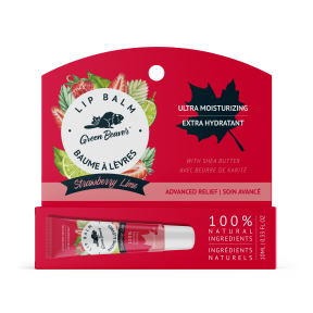 GREEN BEAVER CO. Strawberry Lime Lip Balm Tray