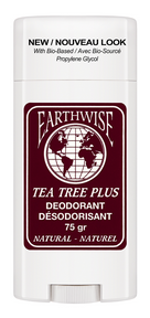 EARTHWISE/ECO-WISE NATURALS Tea Tree Plus Deodorant Stick