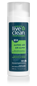 LIVE CLEAN Alpine AIr Bodywash & Shampoo