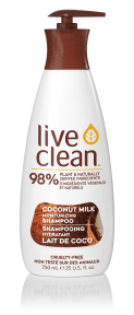LIVE CLEAN Coconut Milk Shampoo 750ml