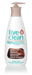 LIVE CLEAN Argan Oil Shampoo 750ml