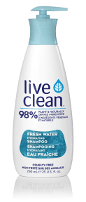 LIVE CLEAN Freshwater Shampoo 750ml