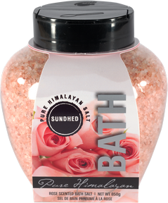 SUNDHED Himalayan Bath Salt W. Rose Oil