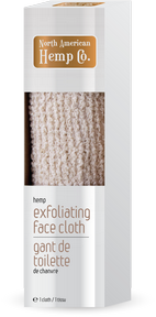 NORTH AMERICAN HEMP CO. Hemp Exfoliating Face Cloth