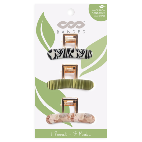BANDED Claw Clips - Nature Chic