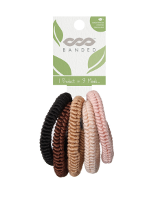 BANDED Hair Cords - Coffee Fields