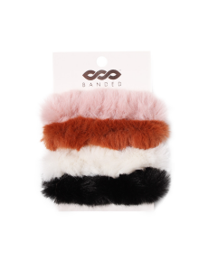BANDED Faux Fur Scrunchie - All Spice