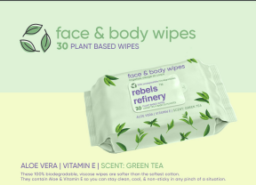 REBELS REFINERY Face and Body Wipes