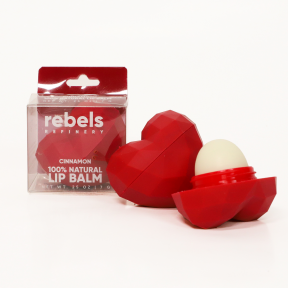 REBELS REFINERY Red Heart Lip Balm Cinnamon