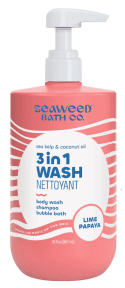 THE SEAWEED BATH CO. 3 in 1 Wash - Lime Papaya