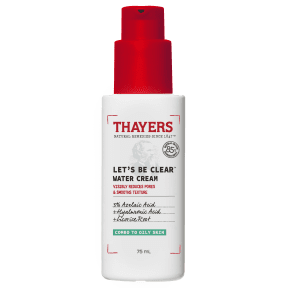 THAYER'S COMPANY Let's Be Clear Water Cream