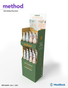 METHOD Holiday Hand Wash Display