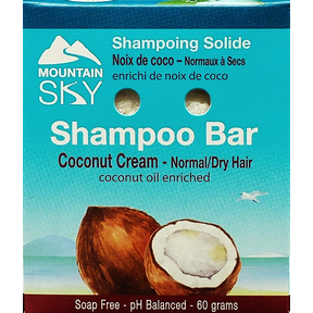 MOUNTAIN SKY SOAPS Coconut Cream Shampoo Barr