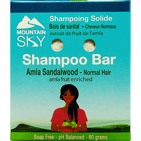 MOUNTAIN SKY SOAPS Amla Sandalwood Shampoo Bar