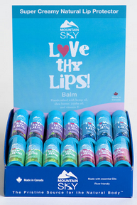 MOUNTAIN SKY SOAPS Mixed Lip Balm Display