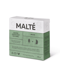 MALTé Exfoliating Soap Bar - Scented Wood